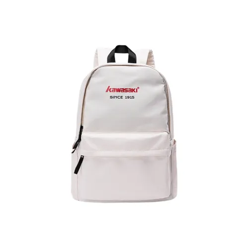 Kawasaki Oxford Backpack Unisex Burgundy/Black/Ecru