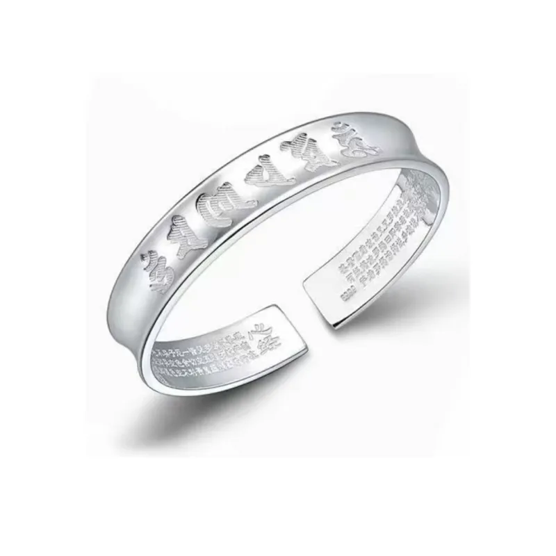 Kim Heng Hee S999 Fine Silver Bangles Unisex-0