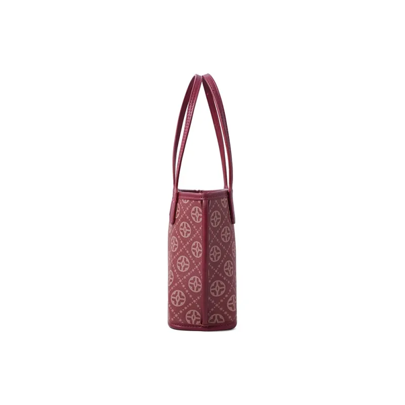Vigno Synthetic Leather Woolen Handbag Combo Bag Regular Women's Red-16
