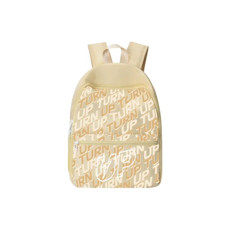 TURN UP Polyester Backpack Small Size Unisex Green-5