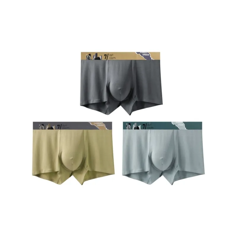 Qiao Ni Tong Underpants Men's 3 Pack-7