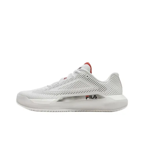 FILA Anti Slip Wear Resistant Low Top Tennis Shoes Women's White
