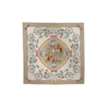 HERMES Silk Silk Scarves Women's Multicolor