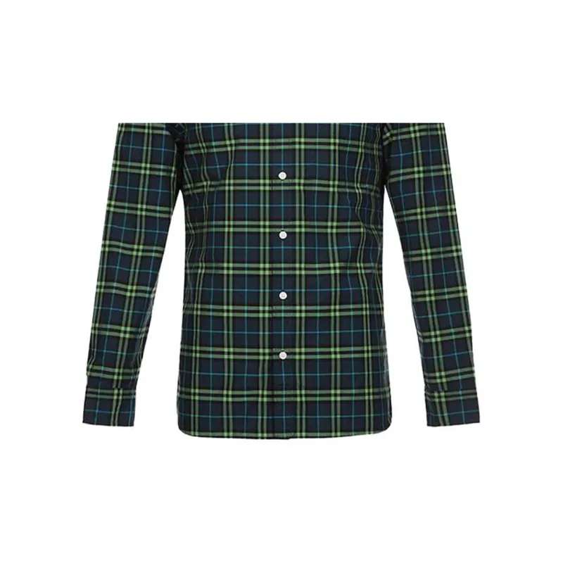 Burberry Shirts Men Green-6