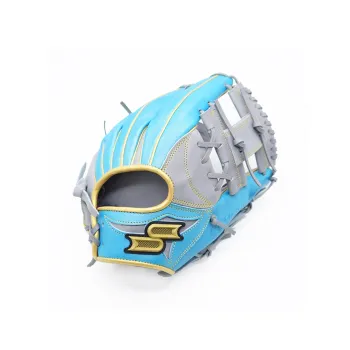 SSK Baseball Gloves Catcher's Glove Top Grain Cow Leather Unisex Smoke Blue