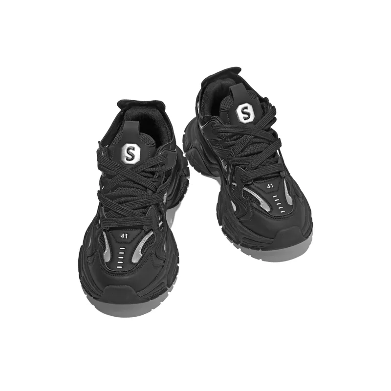 SK.TRIP Anti-Slip And Wear-Resistant Lightweight Height Increasing Low-Top Chunky Sneakers Unisex-3