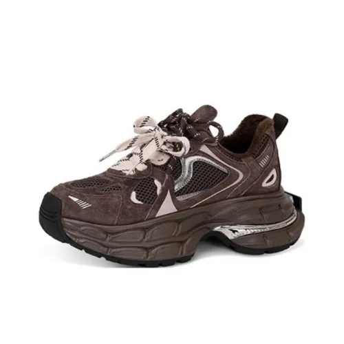 JESSICA SOPHIA Breathable Low Top Chunky Sneakers Women's