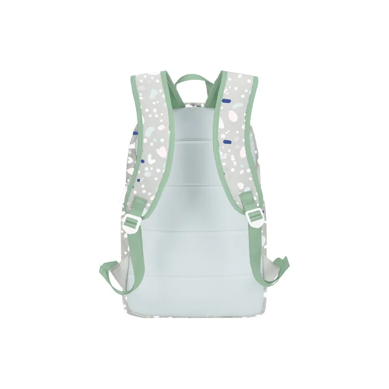 TURN UP Polyester Backpack Laptop Bag Unisex Gray-2