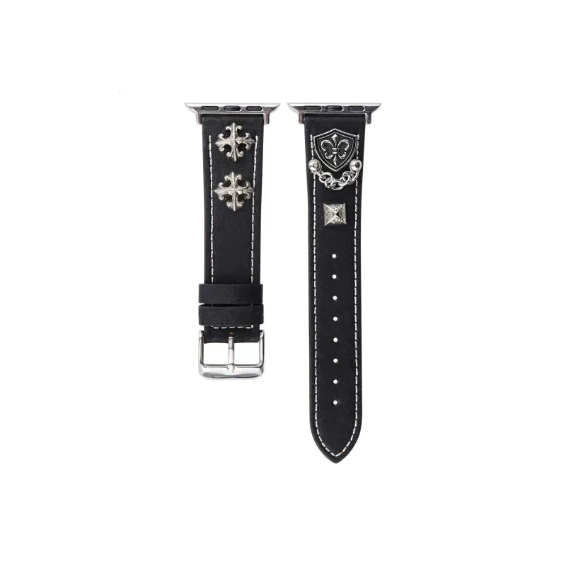 LOVINGCOOL Apple Compatibility Watch Band Genuine Leather Material-2