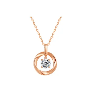ZUOHUO S999 Fine Silver Necklaces Women's Silver White