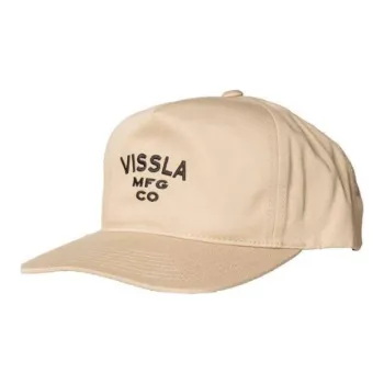 Vissla Polyester Cotton Baseball Caps Men's Khaki