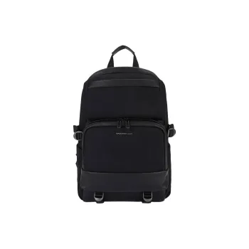 Mandarina Duck Recycled Polyester Backpack Unisex Black
