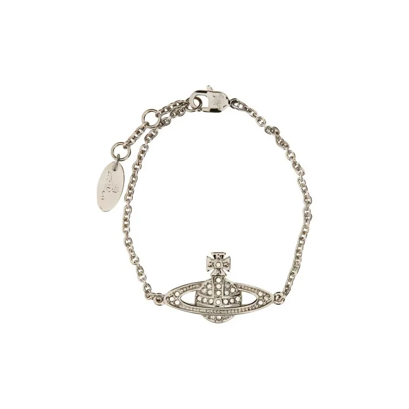 Vivienne Westwood Orb Embellished Chain Linked Bracelet-1