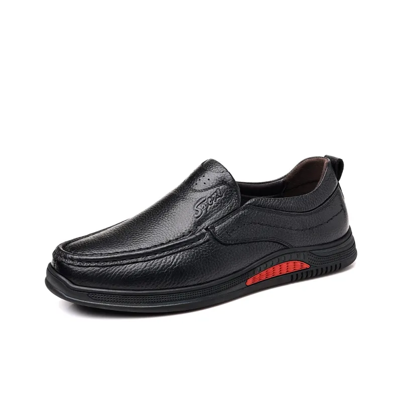 Bindu Casual Leather Shoes Men's-0