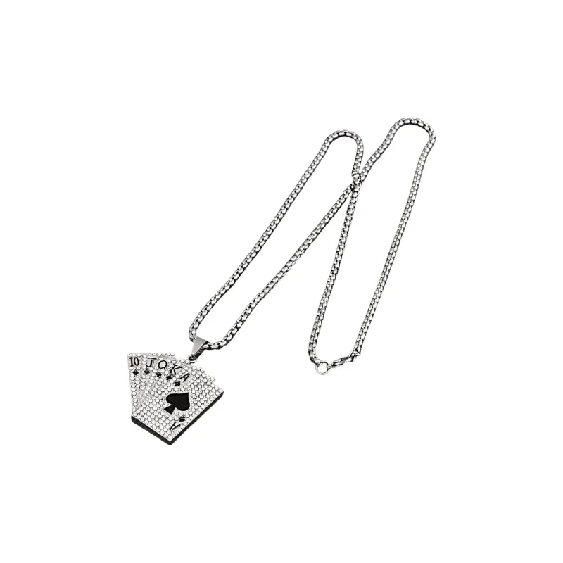 QIANFANGDAHUANGYE Alloy Necklaces Unisex-0
