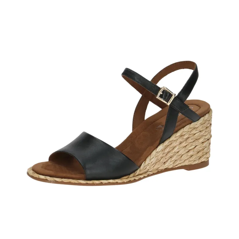 CAPRICE Breanna Strap Sandals 7.5cm Women's Black-2