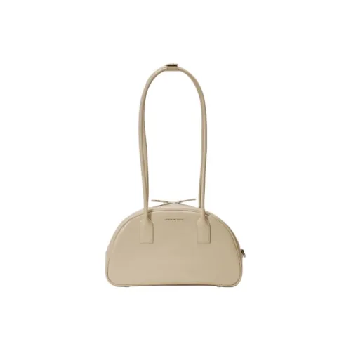JOSEPH&STACEY Cow Leather Bowling Bag Shoulder Bag Women's Cassava