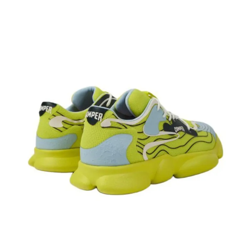 CAMPER Karst Anti Slip Wear Resistant Low Top Casual Shoes Men's Yellow-3