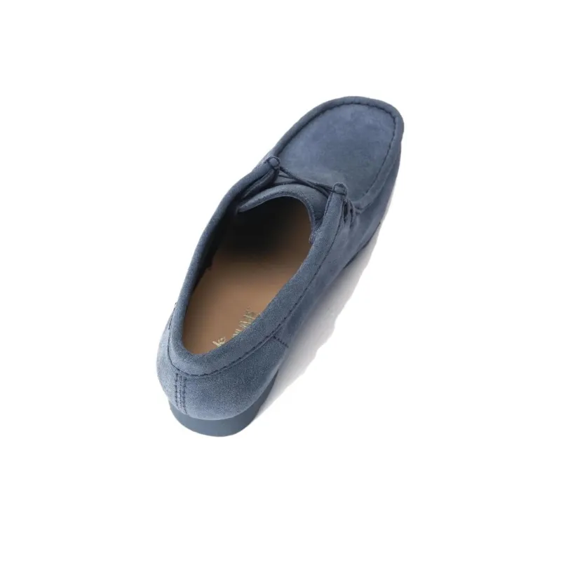 Clarks Wallabee GTX Anti Slip Wear Resistant Low Top Casual Shoes Unisex Blue-3
