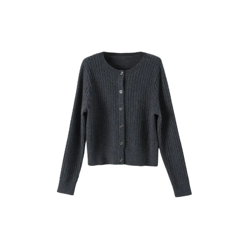 Late White Knitwear Women's Dark Gray-1