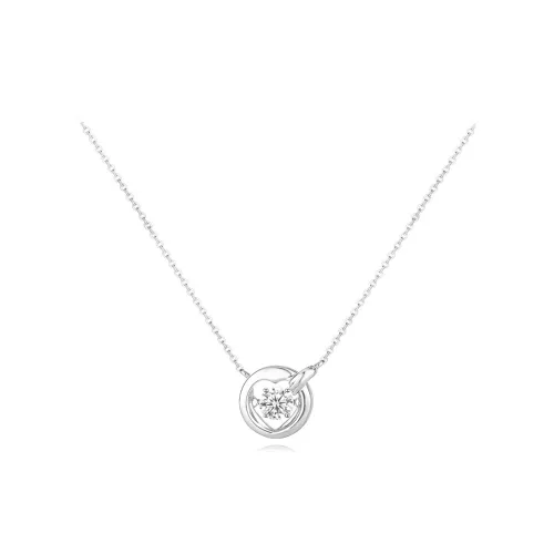 FANFRI Zircon Necklaces Women's Birthday Gift For Girl Sweet Love Box