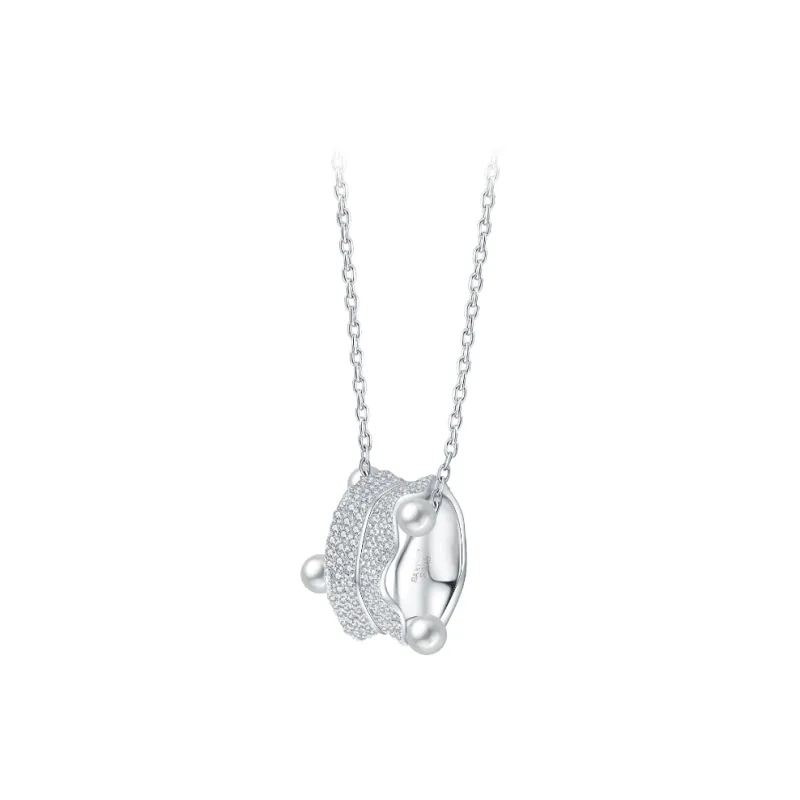 BABYBEI Shell Pearl Necklaces Women's-0