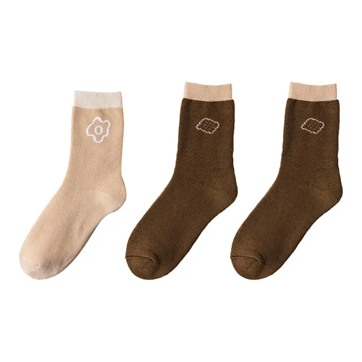 Cotton Gene Mid Calf Socks Women's Combo Set-7