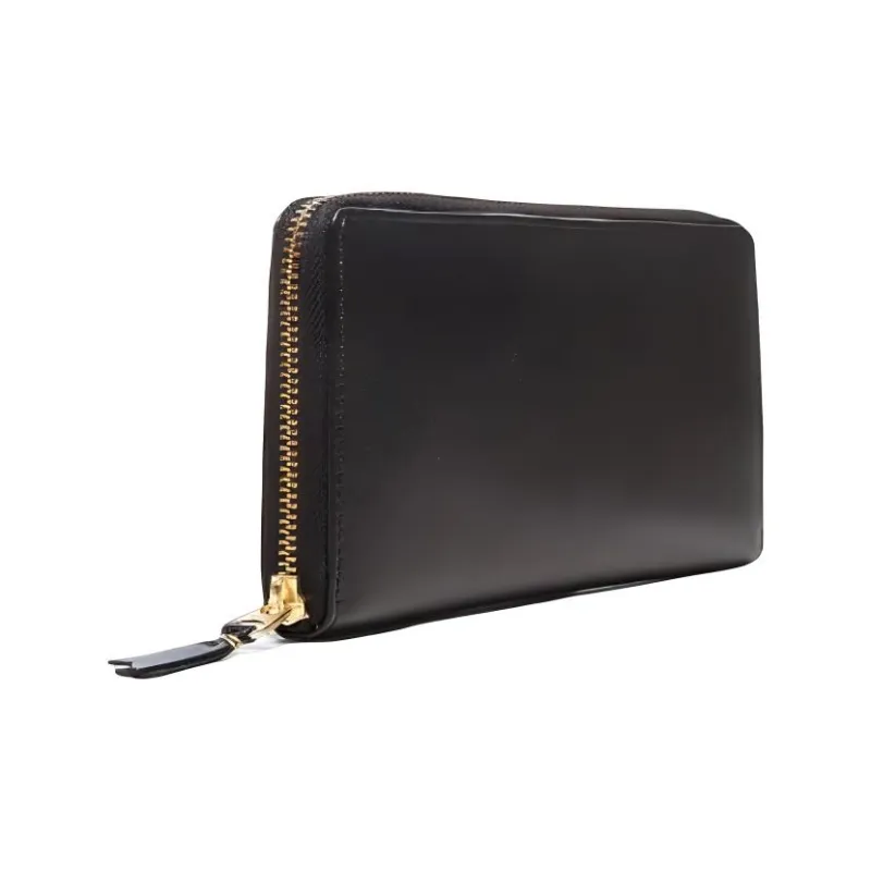 CDG Calfskin Wallet Regular Unisex Black-3