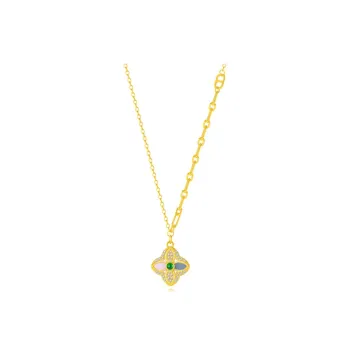 Chongqing Gold Store S925 Silver Necklaces Unisex