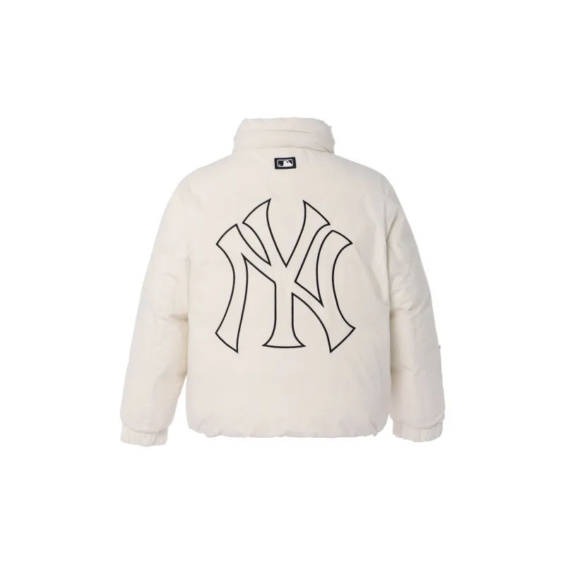 MLB Basic Series Down Jacket Cropped Men's White-1