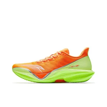 Anta Horsepower 5.0 Cushioning Wear Resistant Rebound Low Top Nitrogen Technology Running Shoes Men's Orange Green