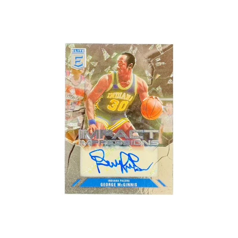 PANINI McNish Pacers Legend Star Signature Elite Collection Star Card Passable Condition Sports Cards 1 Pc-0