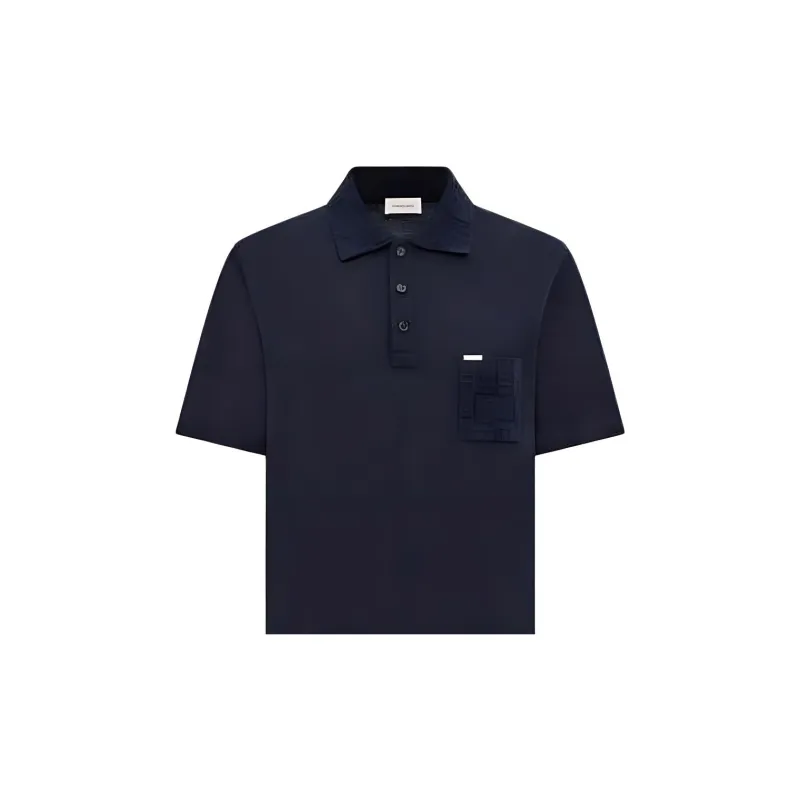 Ferragamo Logo Plaque Polo Shirt-2
