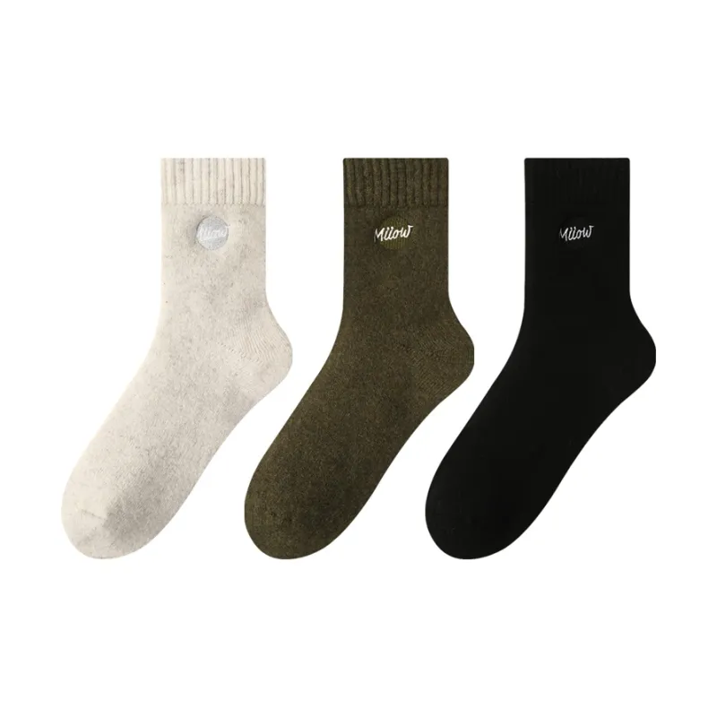 MIIOW Mid Calf Socks Unisex 3 Pack-6