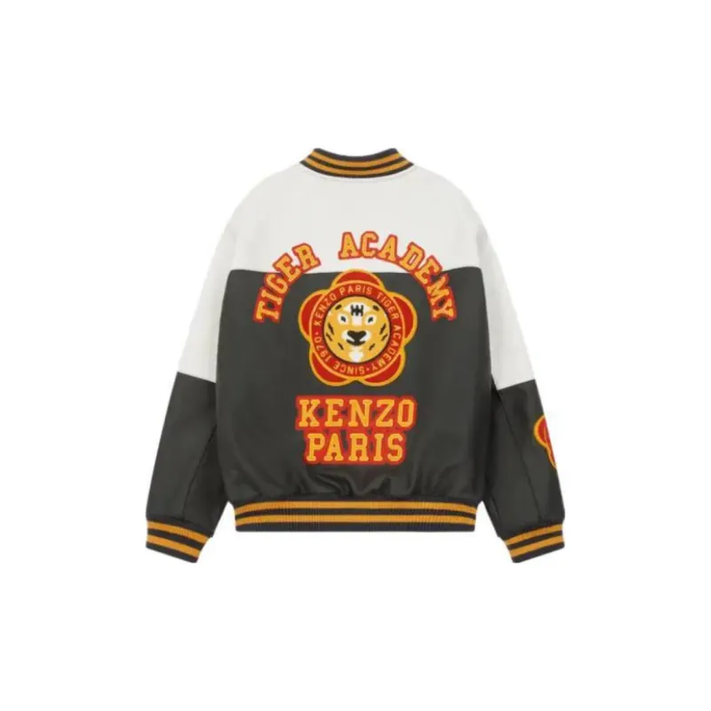 KENZO Tiger Academy Logo appliqué Bomber Jacket-1