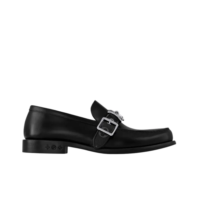 LOUIS VUITTON Loafer Loafers Men's Black-1