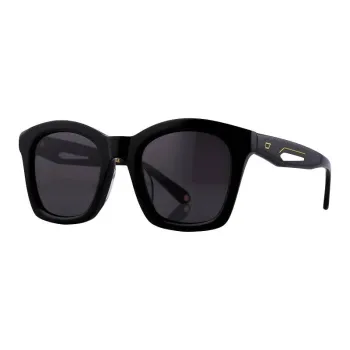 LAPIZ SENSIBLE. Ethyl Acetate Square Sunglasses Unisex Black