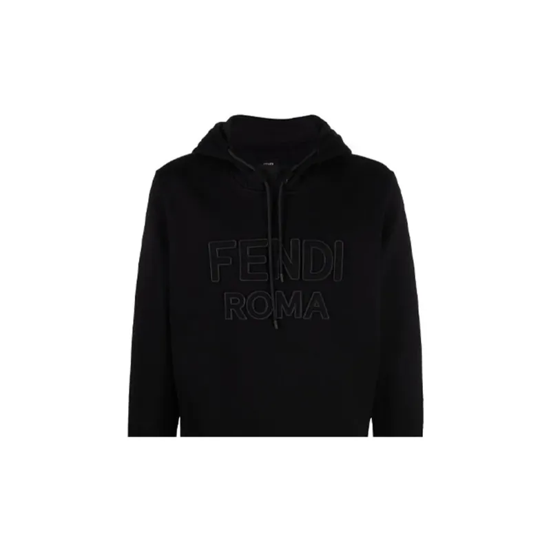 FENDI Sweatshirts Men Black-4