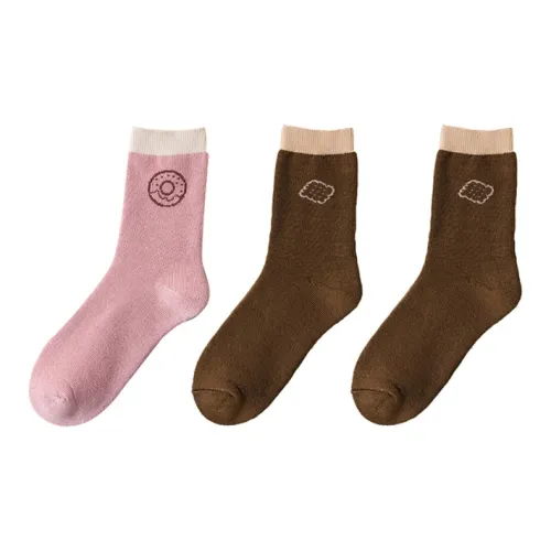 Cotton Gene Mid Calf Socks Women's Combo Set
