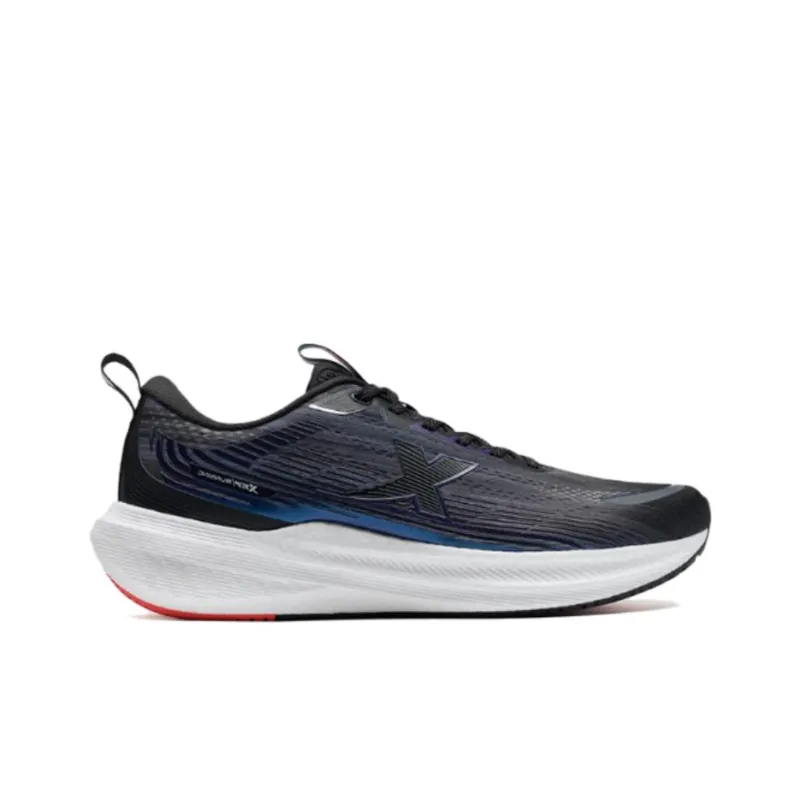 XTEP Cushioning Rebound Low Top Running Shoes Men's Black Blue-1
