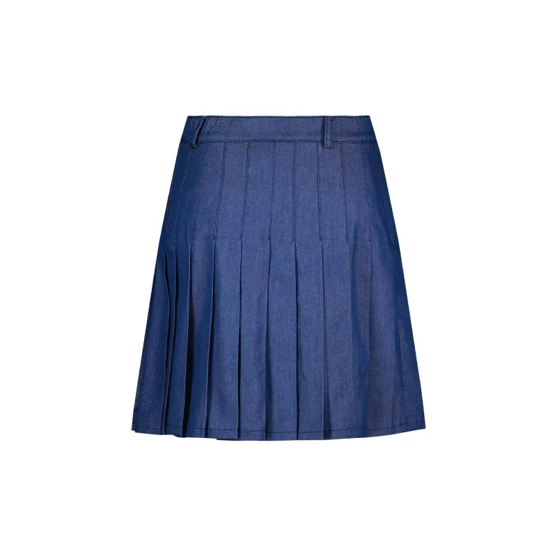 LE SONNET Denim Short Skirts Women's Blue-1