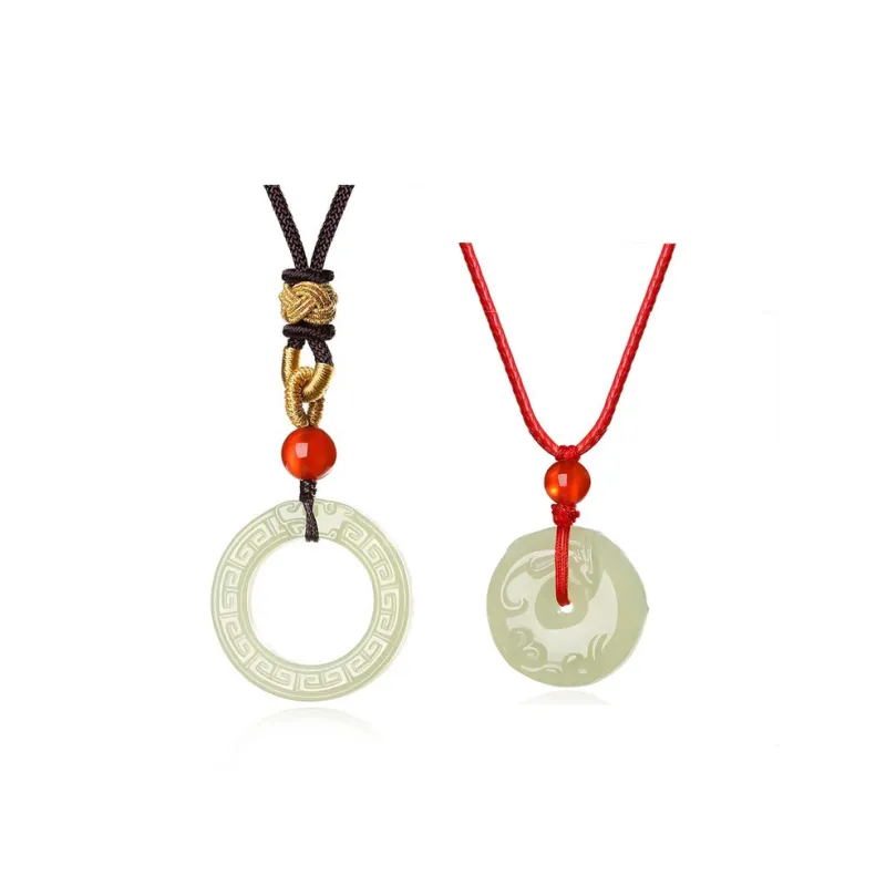 Red All Year Round Chalcedony Necklaces Unisex-4