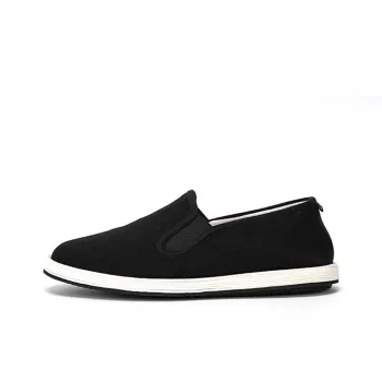 Bian Fumao Moisture Wicking Lightweight Breathable Slip Resistant Low Top Eucalyptus Casual Shoes Men's Black