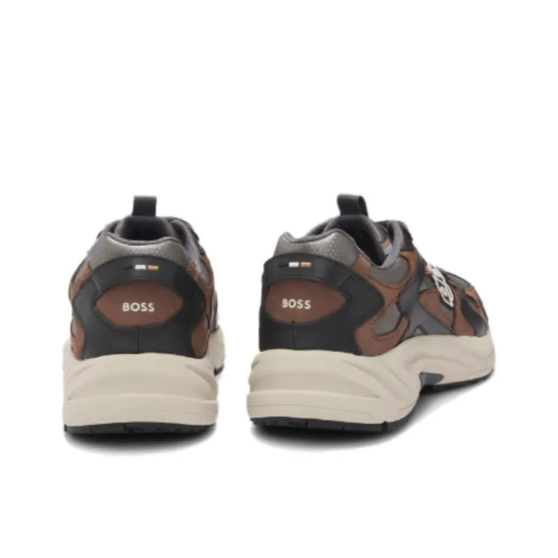 HUGO BOSS Low Top Casual Shoes Men's Brown-3