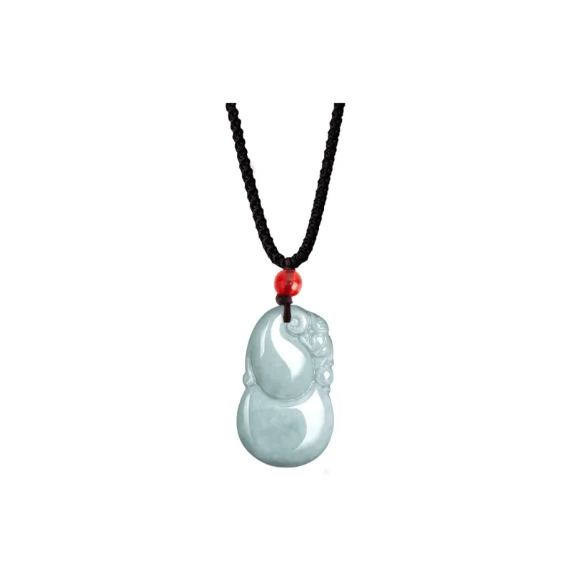 HUISHI Glutinous Jade Jadeite Necklaces Unisex-0