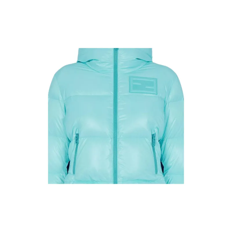 FENDI FW22 Down Jacket Women's Blue-4