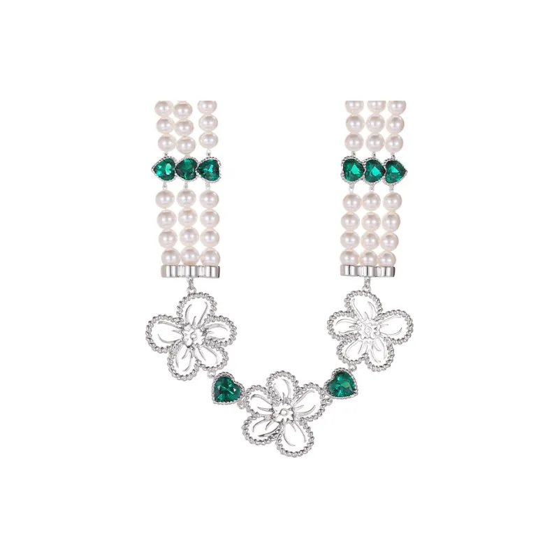 GITHA Synthetic Cubic Zirconia Necklaces Women's-0