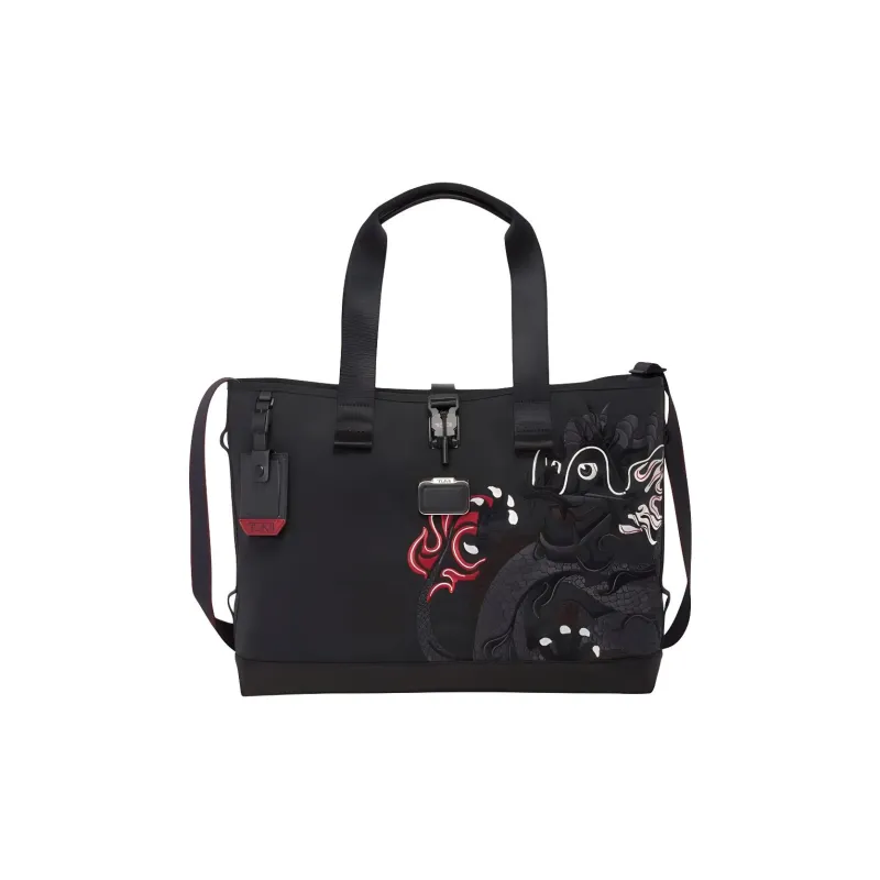 TUMI Nylon Tote Bag Shopping Bag Shoulder Bag Crossbody Bag Handbag Men's Black-0