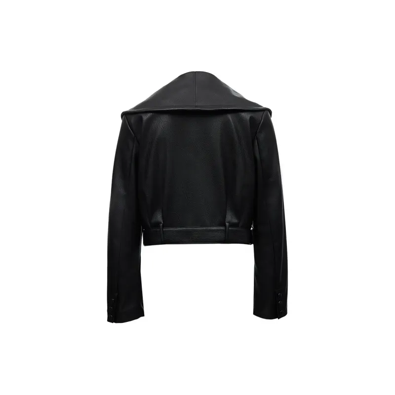 ONLY Leather Jackets Women's-5