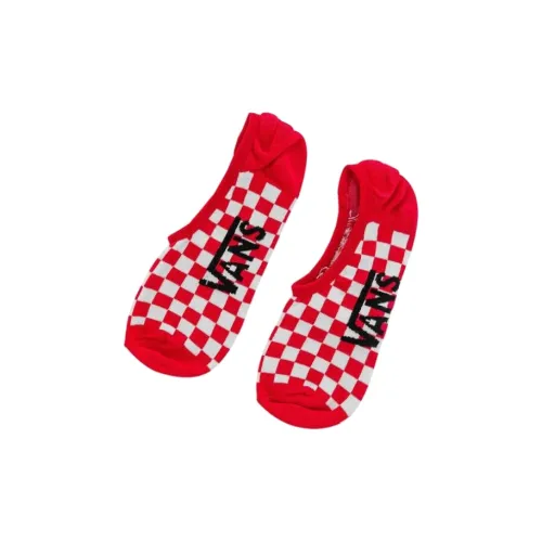 Vans SOCKS No-Show Socks Men's 2 Pack Red